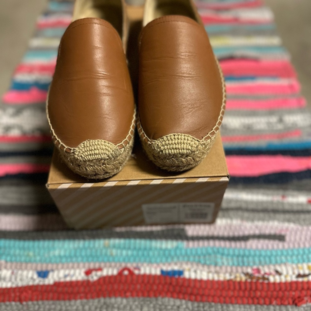 Soludos Tan Espadrille Slip-Ons - Picture 2 of 5